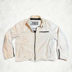 Men's White Casual Jacket